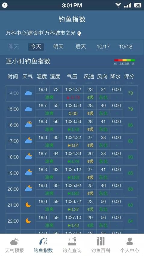 钓鱼天气预报最新版(1)