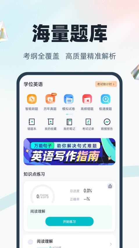 学位英语聚题库手机版v1.7.7截图1