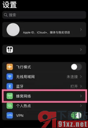 苹果14设置5g网络的方法