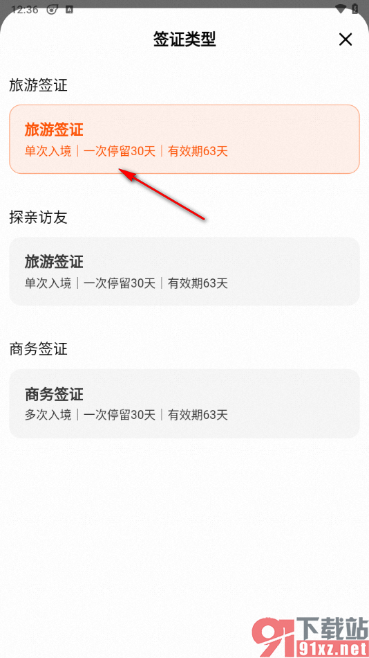 飞猪旅行app成功办理旅游签证的方法