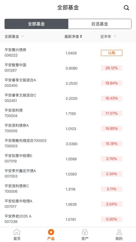 平安基金官方版v1.6.3(2)