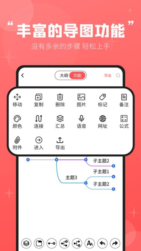 轻松思维导图官网版v3.7.4截图2