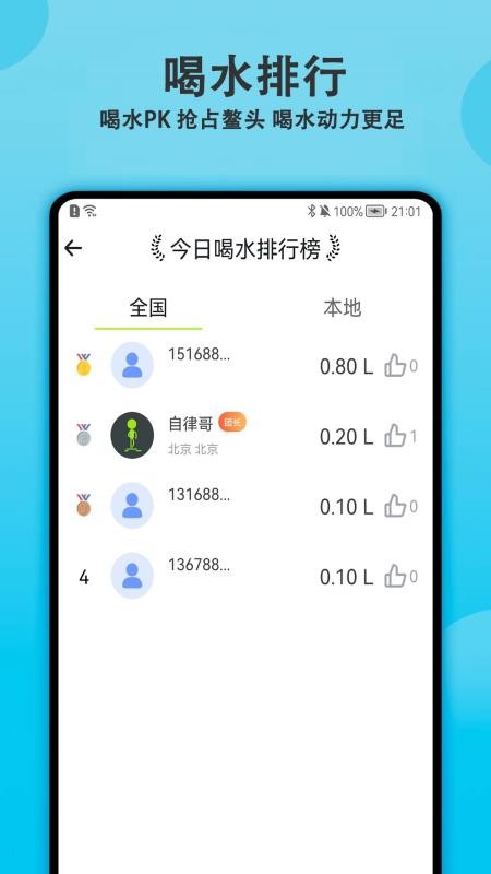 每日喝水提醒最新版v2.7.0截图4