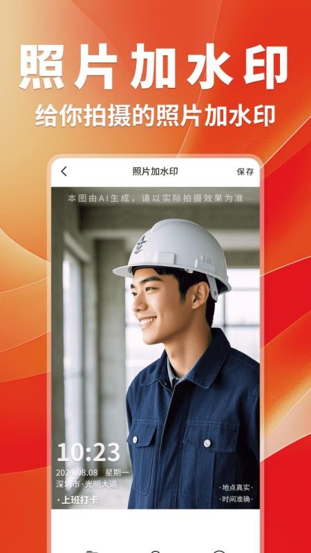 工作打卡水印相机软件v1.0.1截图1