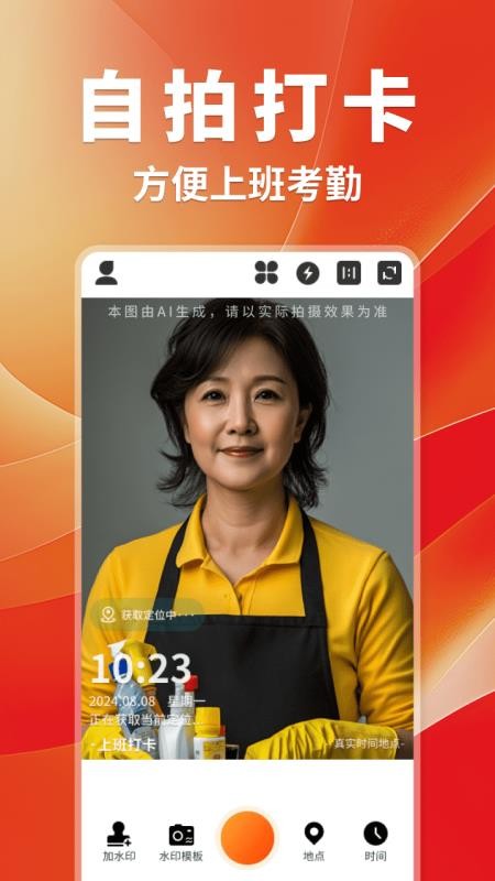 工作打卡水印相机软件v1.0.1截图4