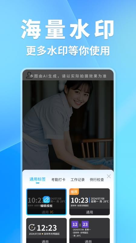 快捷水印相机打卡软件v1.0.0截图4