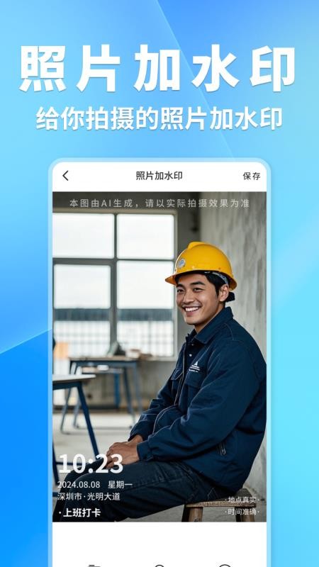 快捷水印相机打卡软件v1.0.0截图2