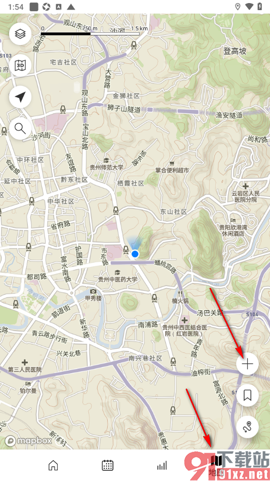 Suunto手机版自由绘制路线的方法