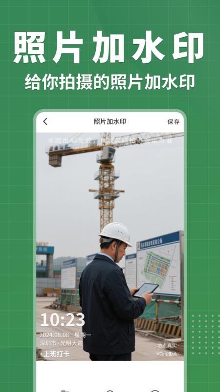 考勤专属水印相机手机版v1.0.0截图2