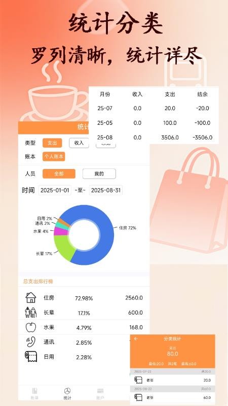 乐柚记帐软件v2.0.0截图2