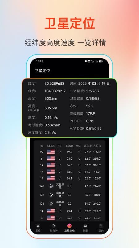 GPS卫星频道手机版v25.0.7截图1