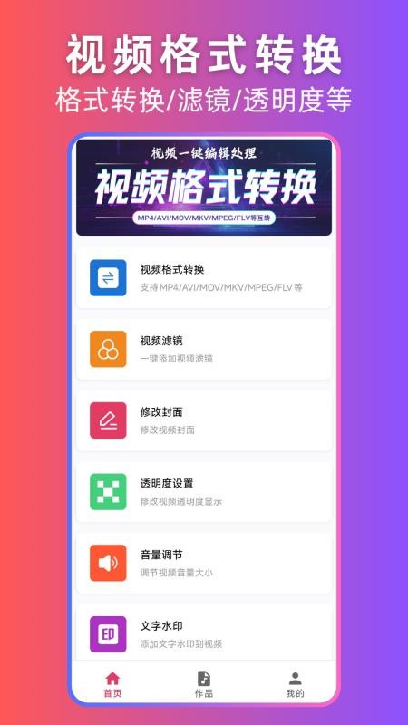视频格式转换大师免费版v1.1.0截图1
