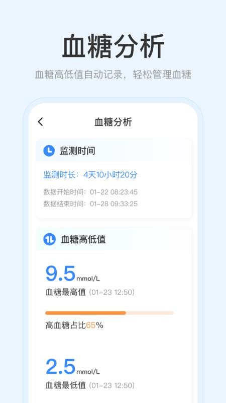 美奇血糖监测手机版v1.0.0.1截图2