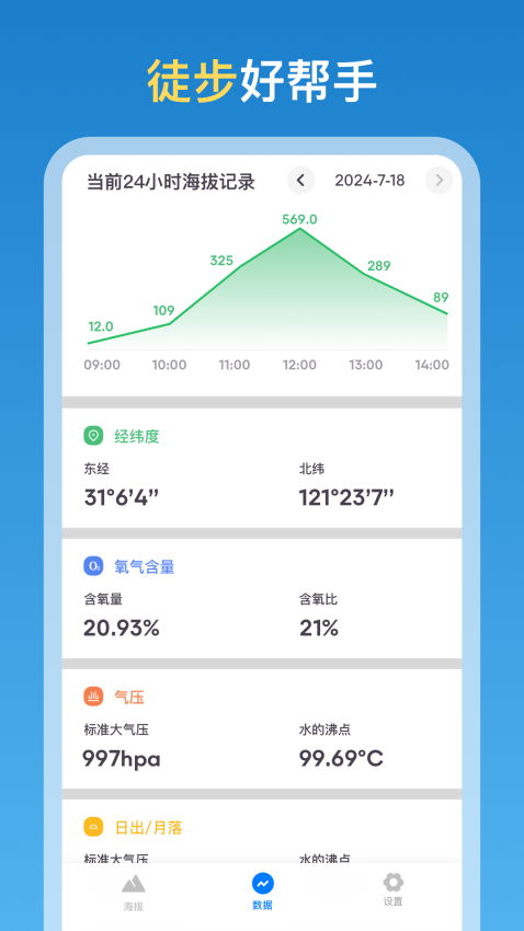海拔测量仪免费版v1.2.0截图1