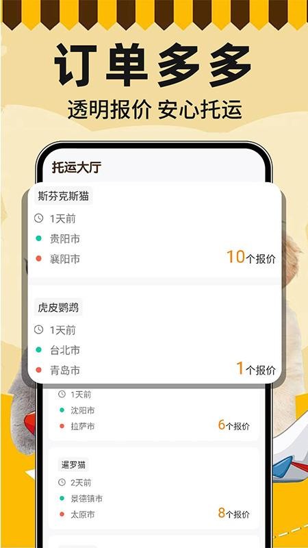 宠物托运顺风车APPv1.0.5截图4