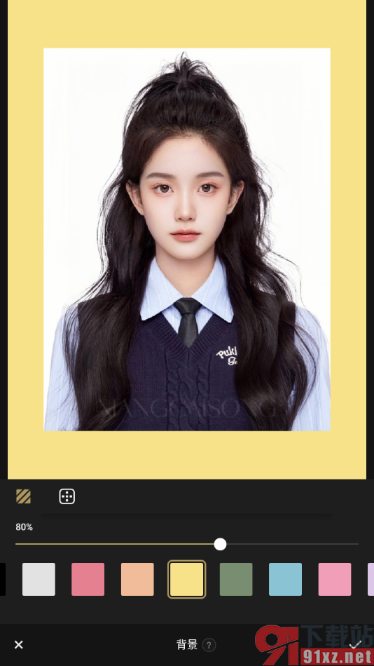 fotor手机版给图片添加背景颜色的方法