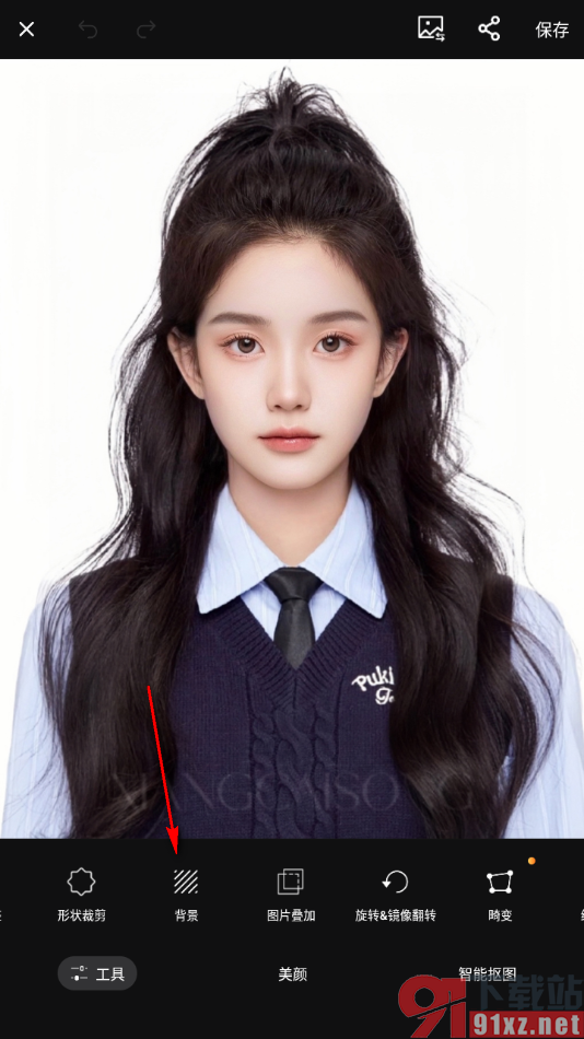 fotor手机版给图片添加背景颜色的方法