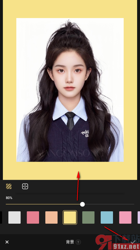 fotor手机版给图片添加背景颜色的方法