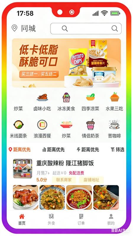 缅淘外卖官方版v1.0.2截图1