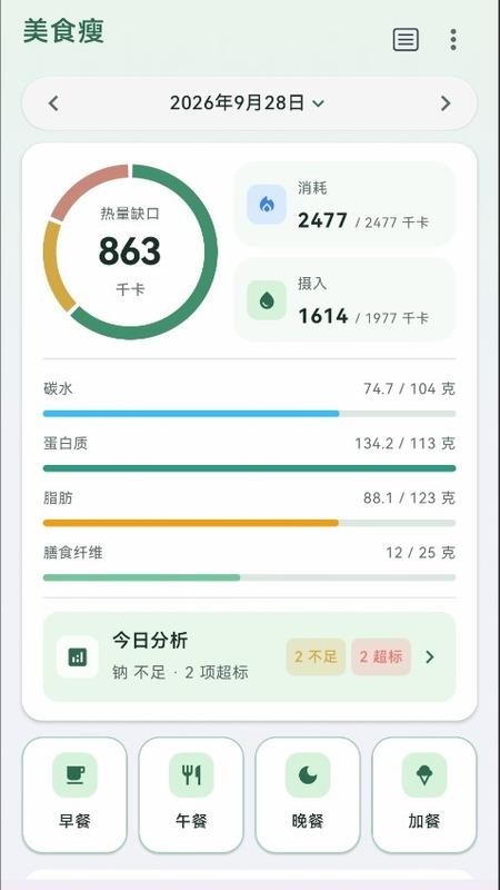 美食瘦官方版v1.0截图1