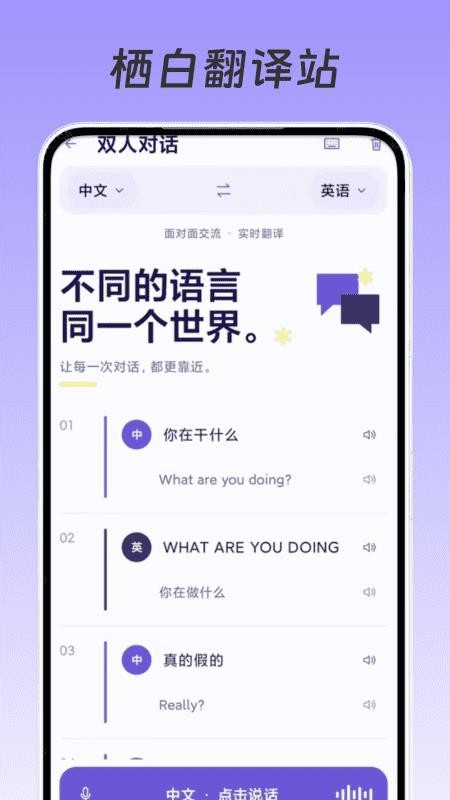 栖白翻译站免费版v1.0.1截图2