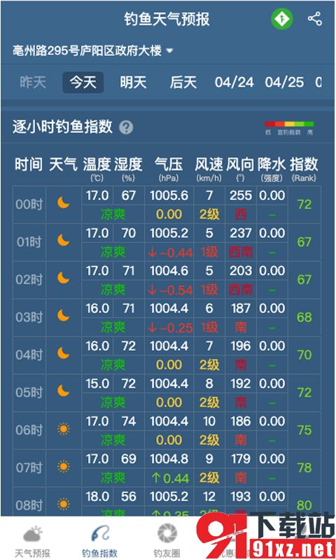 钓鱼天气预报专业版0(1)(3)